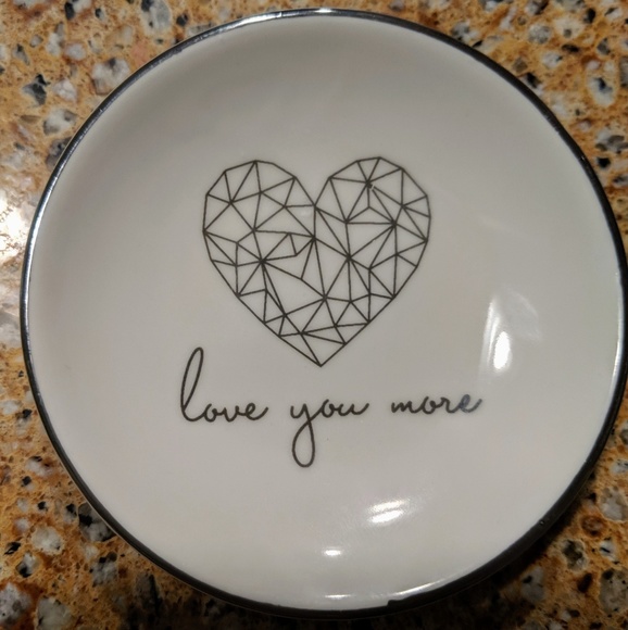 Jewelry - Lucky Feather jewelery dish plate decor